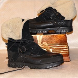 ❄️🔥Ralph Lauren REAL shearling boots